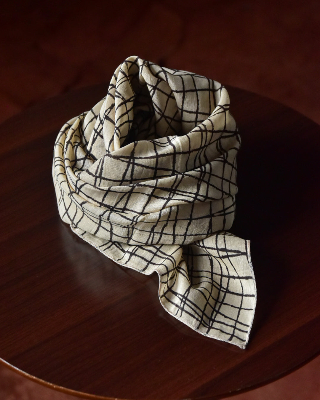 mills | Stone Scarf - Cream -